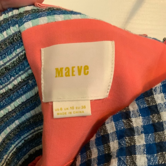 Anthropologie Maeve Waverly Gingham Dress - Picture 7 of 7